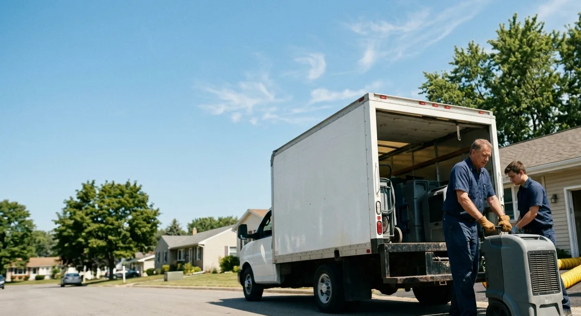 Water Damage Cleanup in Cantrall, IL near me